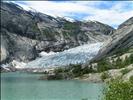 glacier and pool